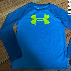 Under Armour Boys Size 4 Cotton Shirt Long Sleeve